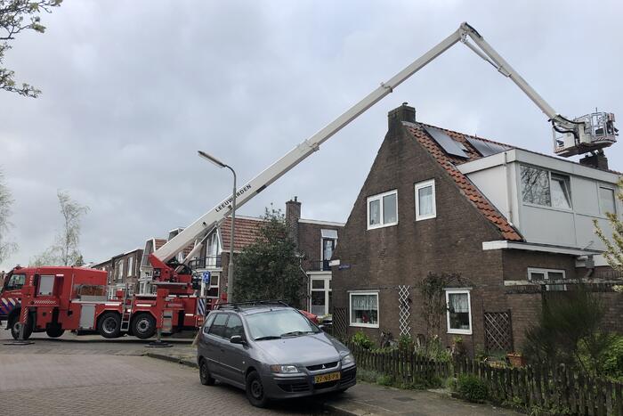Schoorsteenbrand snel onder controle