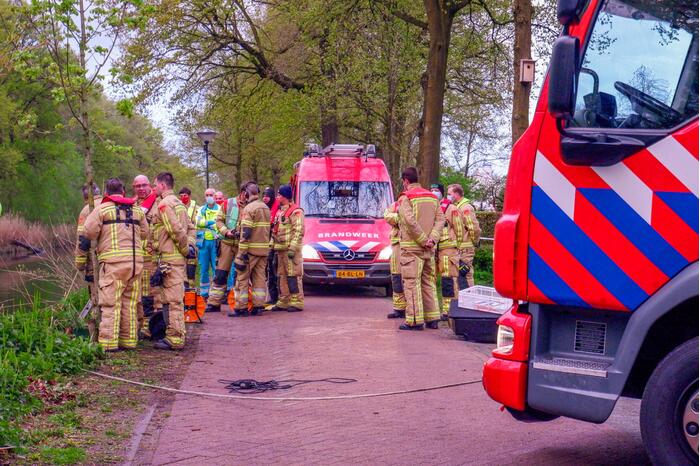 Auto in kanaal gedumpt na woningoverval