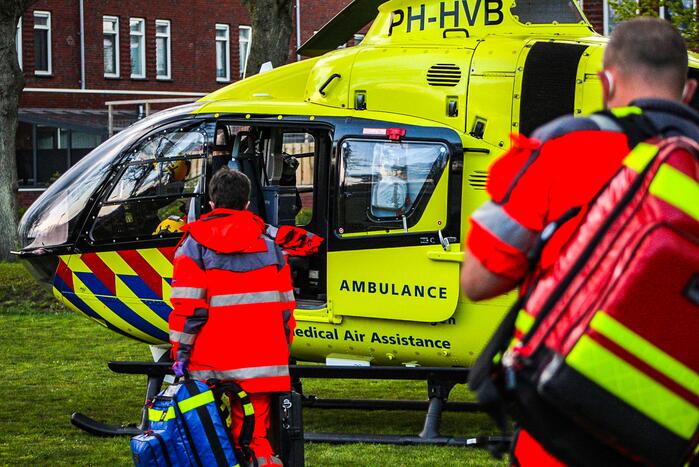 Traumahelikopter ingezet bij incident in woning