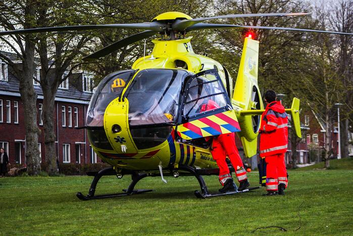 Traumahelikopter ingezet bij incident in woning