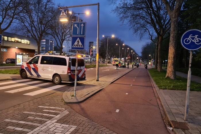 Fietser gewond bij aanrijding met auto