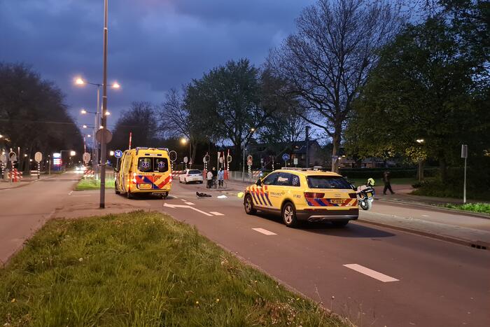 Fietser gewond bij aanrijding met auto