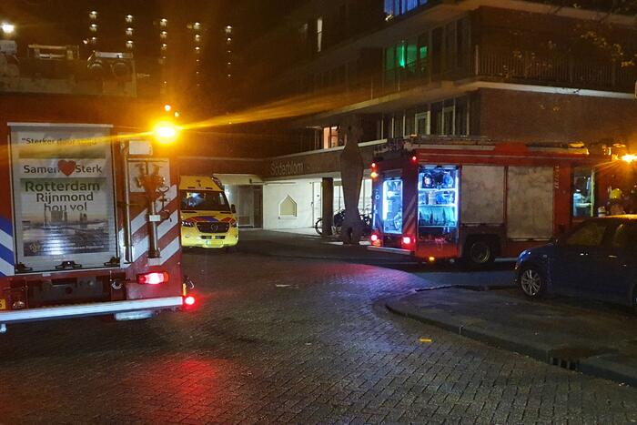 Brand in woning snel geblust