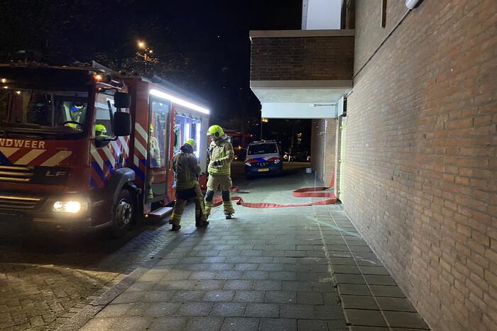 Brand in woning snel geblust