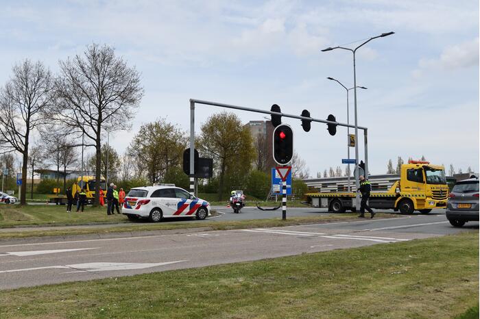Flinke schade bij ongeval op kruising