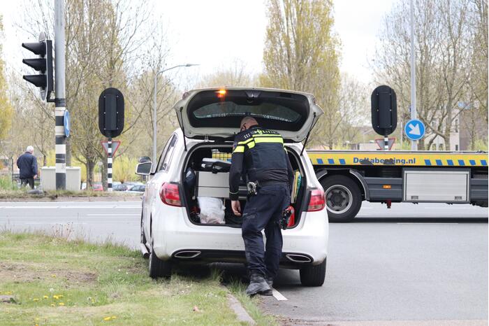 Flinke schade bij ongeval op kruising