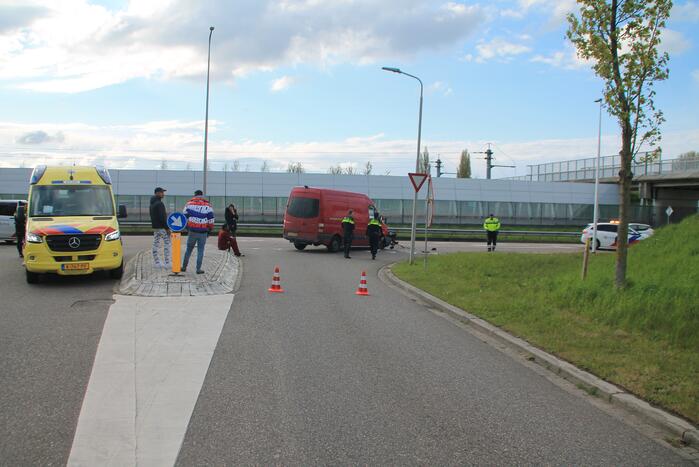 Gewonden bij ongeval met bestelbus