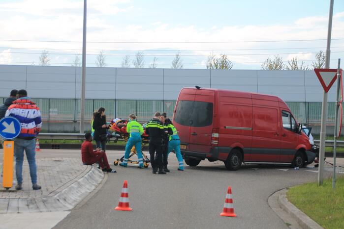 Gewonden bij ongeval met bestelbus