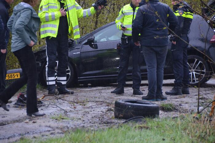 Meerdere ongevallen door hagelbui