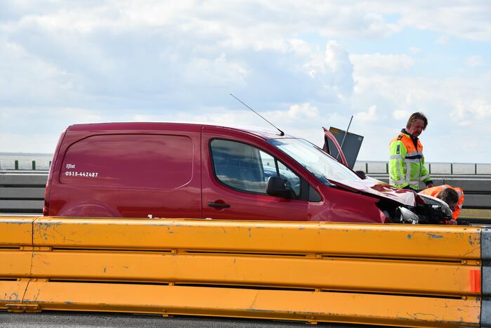 Meerdere voertuigen met elkaar in botsing