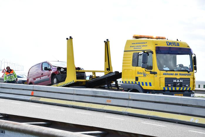 Meerdere voertuigen met elkaar in botsing