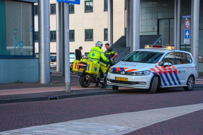 Scooterrijdster gewond na val