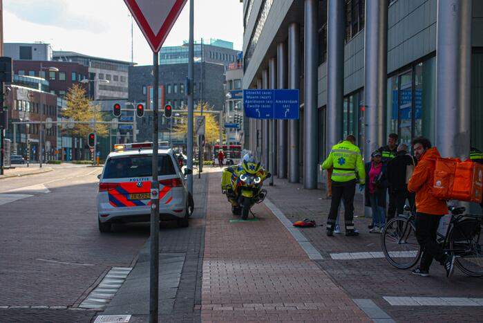 Scooterrijdster gewond na val