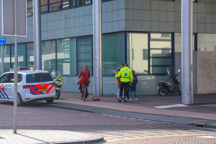 Scooterrijdster gewond na val