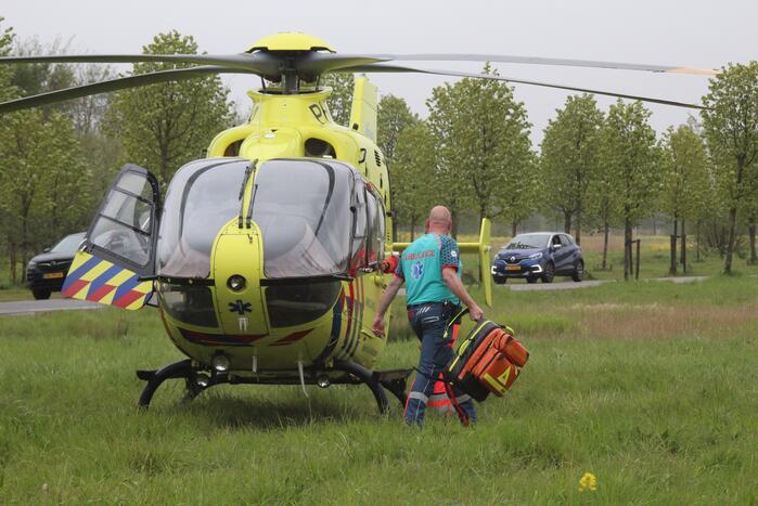 Traumahelikopter ingezet voor incident in woning