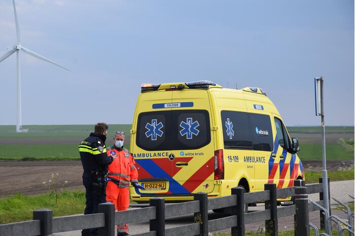 Jong kind overgebracht met traumahelikopter door incident