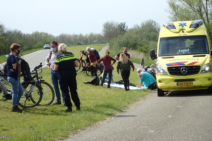 Motorrijder gewond door ongeval