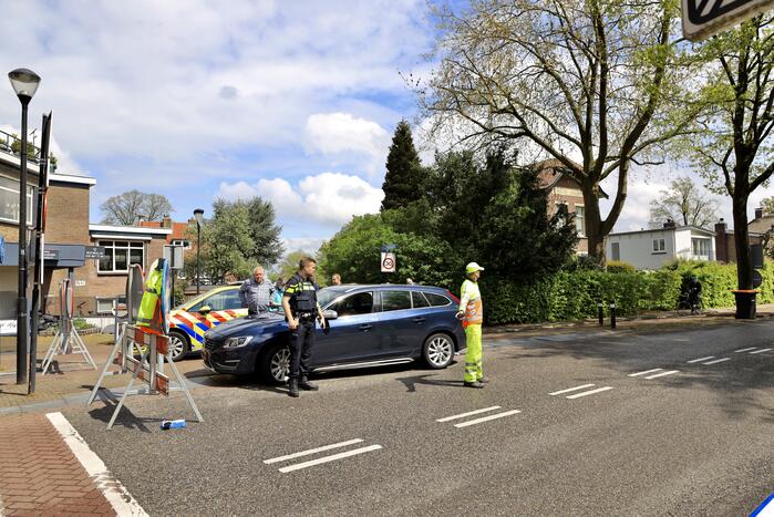 Voetgangster gewond na ongeval met politiewagen