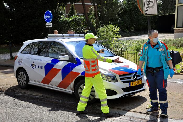 Voetgangster gewond na ongeval met politiewagen