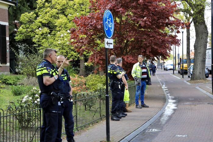 Voetgangster gewond na ongeval met politiewagen