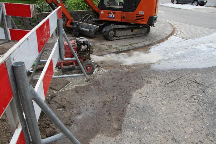 Meerdere woningen zonder water door lekkage