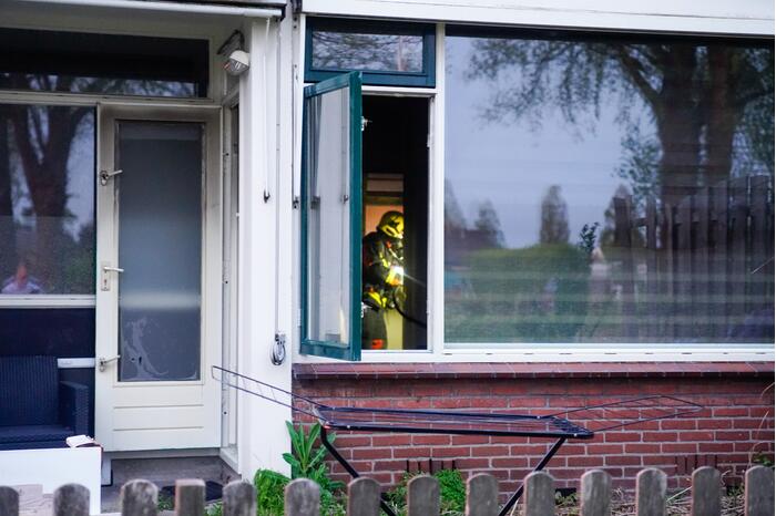 Pan op vuur vat vlam