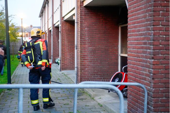 Pan op vuur vat vlam