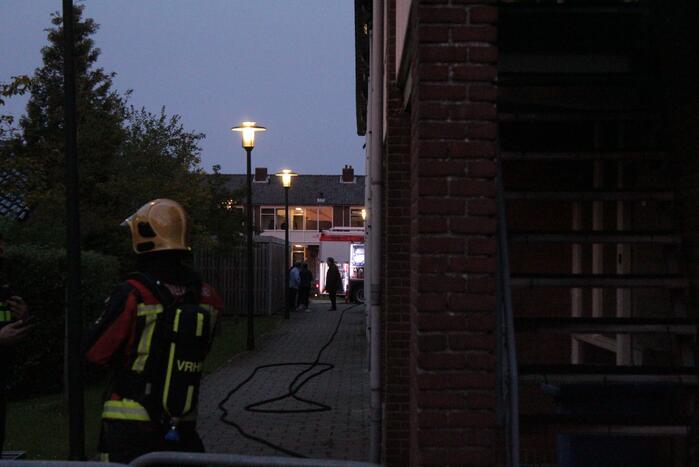 Pan op vuur vat vlam