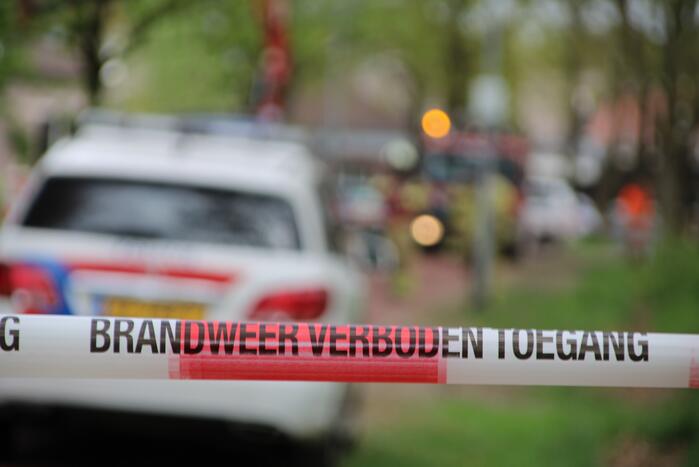 Gasleiding geraakt bij graafwerkzaamheden