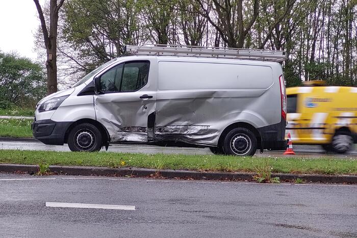 Flinke schade bij verkeersongeval
