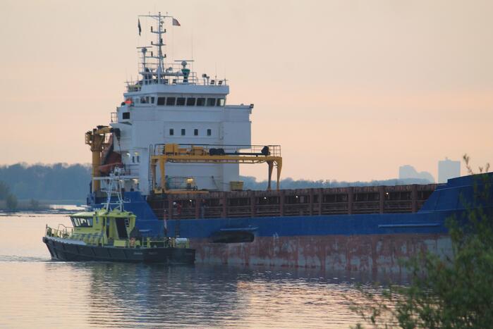 Schade bij aanvaring tussen twee schepen