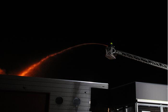 Uitslaande brand in industriepand