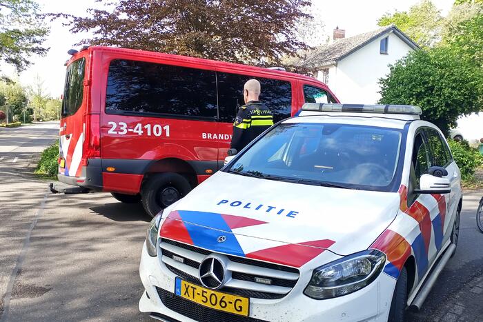 Grote brand in stal met kippen