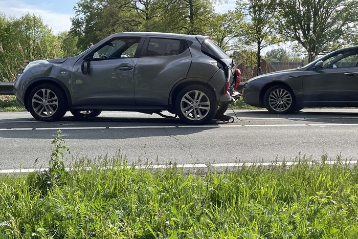 Veel schade bij kettingbotsing
