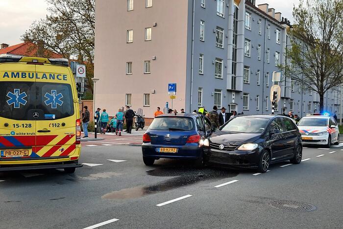 Schade bij ongeval op kruising