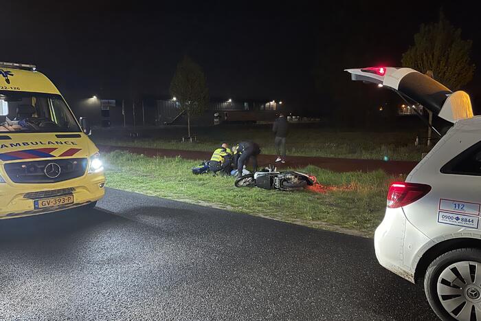 Scooterrijder ernstig gewond bij eenzijdig verkeersongeval