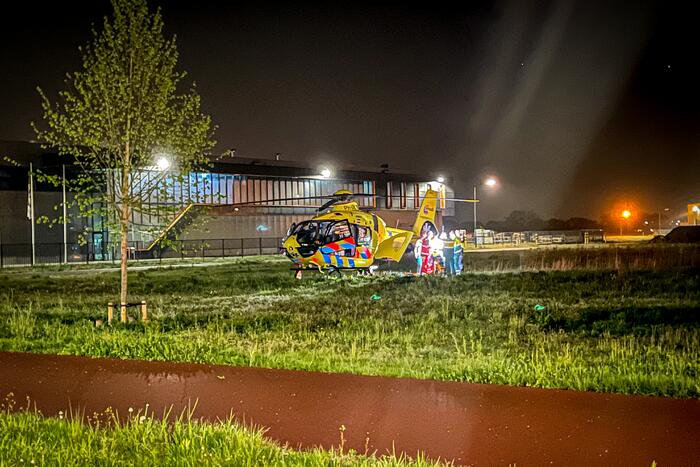 Scooterrijder ernstig gewond bij eenzijdig verkeersongeval