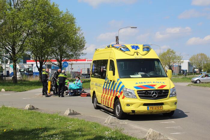 Motorrijder raakt gewond na val