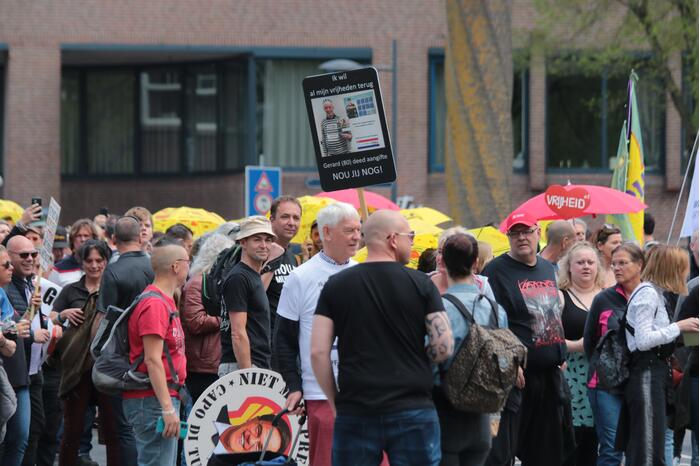 Manifestatie Walk of Freedom tegen coronabeleid