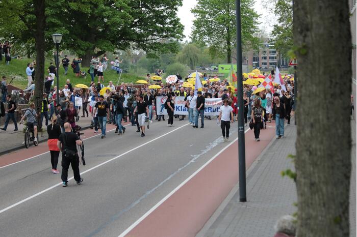 Manifestatie Walk of Freedom tegen coronabeleid