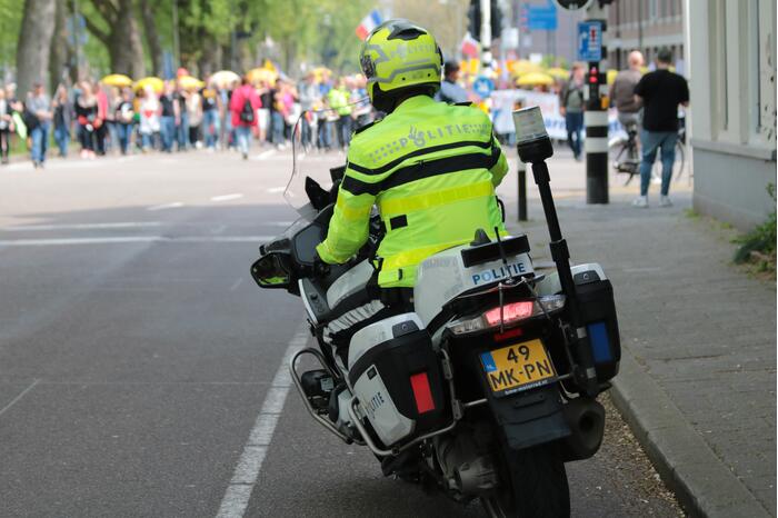 Manifestatie Walk of Freedom tegen coronabeleid