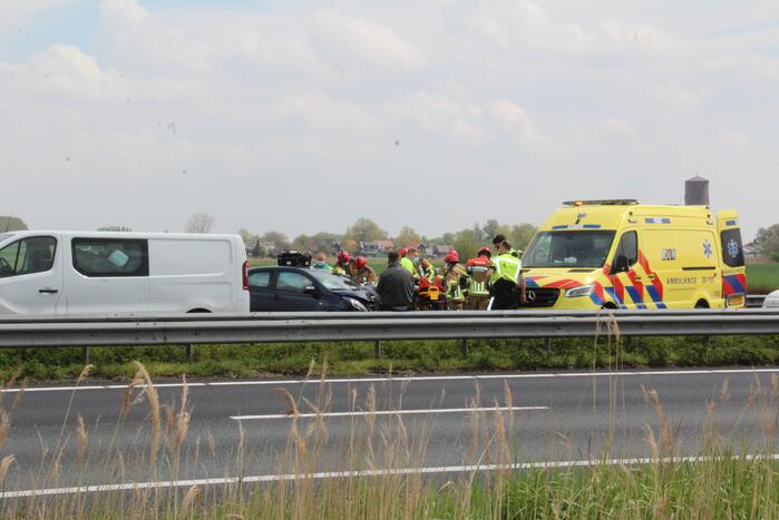 Gewonde bij ongeval op snelweg