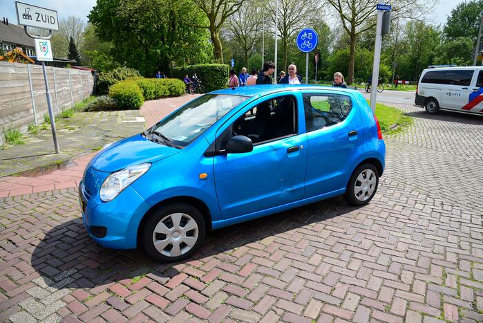 Fietster gewond door botsing met personenauto