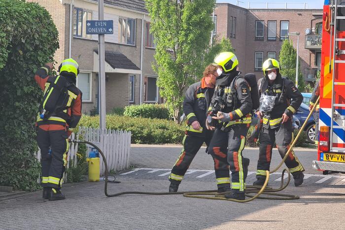 Brand op dak ontstaan door dak werkzaamheden