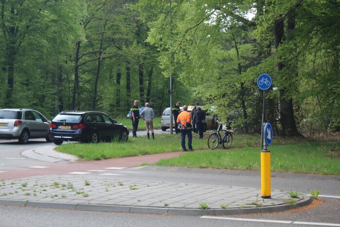 Botsing tussen twee personenauto's