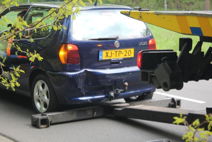 Botsing tussen twee personenauto's