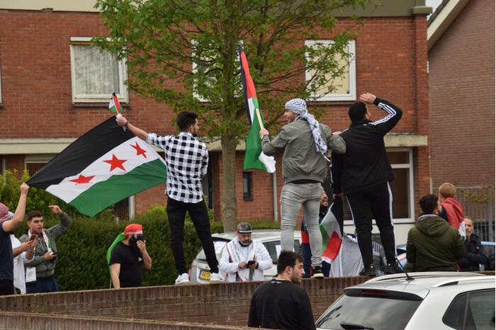 Palestijnse gemeenschap voert actie