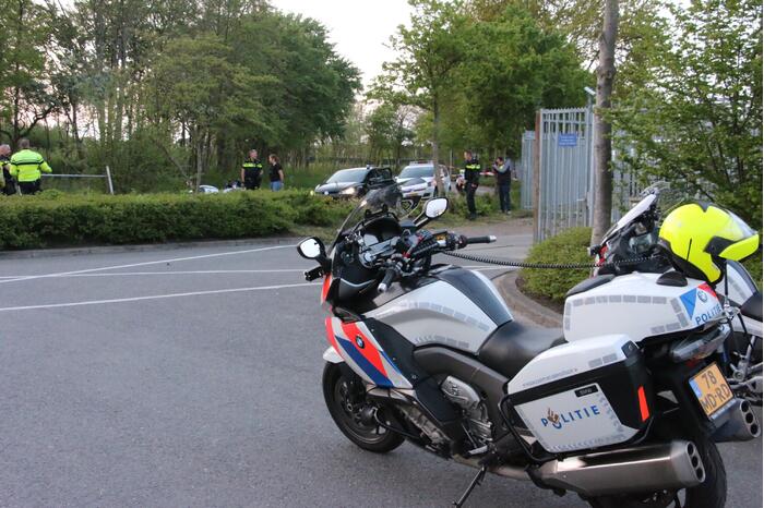 Motoragent gewond bij achtervolging