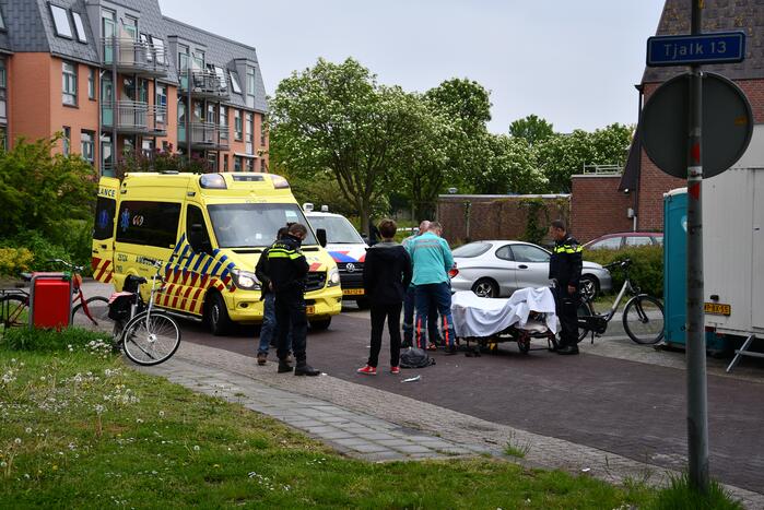 Fiets in de kreukels bij verkeersongeval