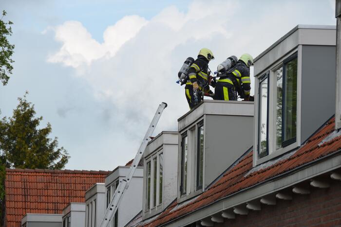 Veel schade na brand op zolder